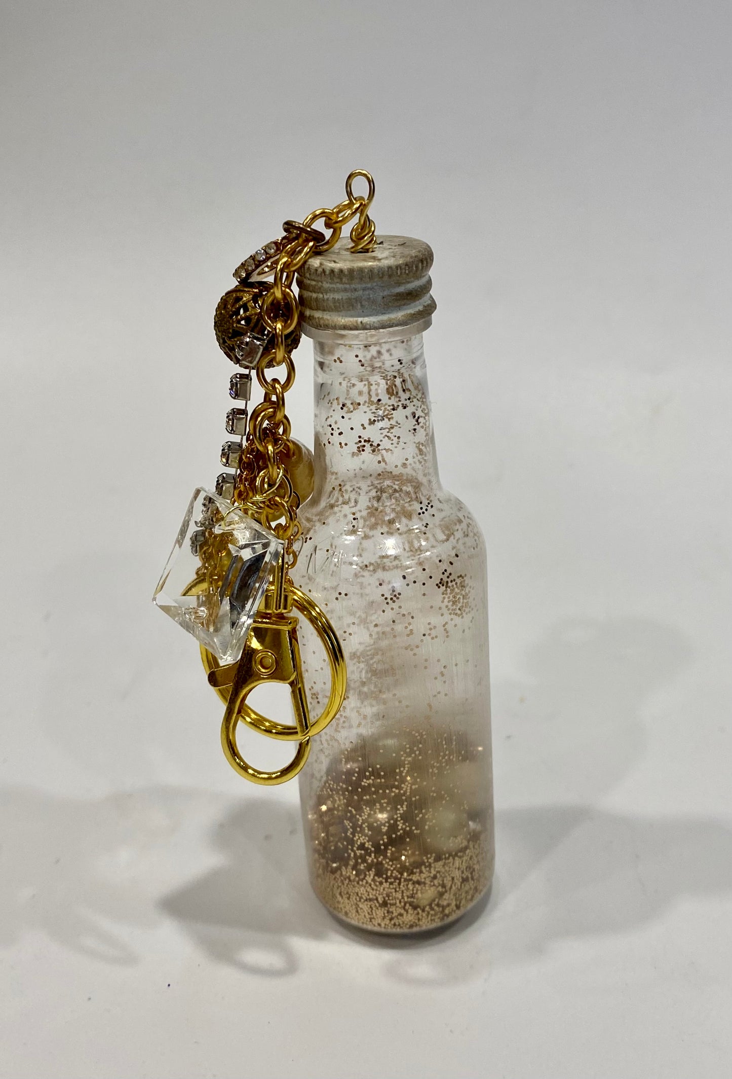 Gold Mini Bar Bag Charm