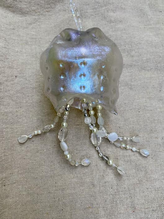 Small white opal jellyfish