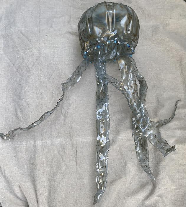 Large blue+ gold octopus